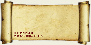 Jana Srećković vizit kartica